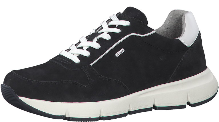 s.Oliver Sneaker 5-13619-28-805 - Leather - navy blue Men